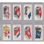 Cigarette cards, Ogden's, Flags & Funnels of Leading Steamship Lines, (set, 50 cards) (gd)
