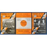 Football Programmes, Newport County / Newport AFC, 3 iconic programmes in the history of the club,