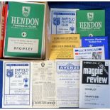 Football Programmes, a collection of 160+ non-league programmes, 1960s onwards, various clubs inc.