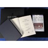 Football, Geoff Hurst autobiography '1966 and All That' signed Limited Edition (655/1100), pages are