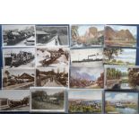 Postcards, Miniature Railways, a collection of 23 cards inc. Eskdale, Rhyl, Fairbourne & Barmouth,