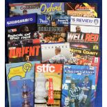 Football Programmes and tickets, a collection of 90+ programmes all with match tickets, & all