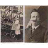 Postcards, Aviation, a collection of 16 RP's all relating to Col F S Cody inc. his new Biplane,