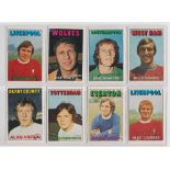 Trade cards, A&BC Gum, Footballers (Orange/red, 1-109) (set, 109 cards) (vg)