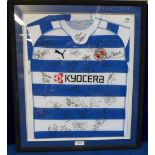 Football, Reading FC, a framed replica shirt signed by Reading's first ever Premier League squad