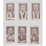 Trade cards, Football, Swettenham's, Popular Stoke & Port Vale Footballers, 6 cards, nos 4, 9, 10,