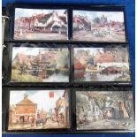 Postcards, Buckinghamshire, a collection of approx 250 cards in modern album, RP's, printed &
