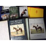 Horse Racing, collection of books, magazine & brochures inc. 2 bound volumes of 'The British