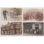 Postcards, London suburbs / Surrey, a fine selection of 12 cards of Southfields and Wandsworth (11