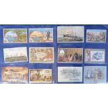 Trade cards, USA, a collection of approx 60 non-insert advertising cards in large album with slip