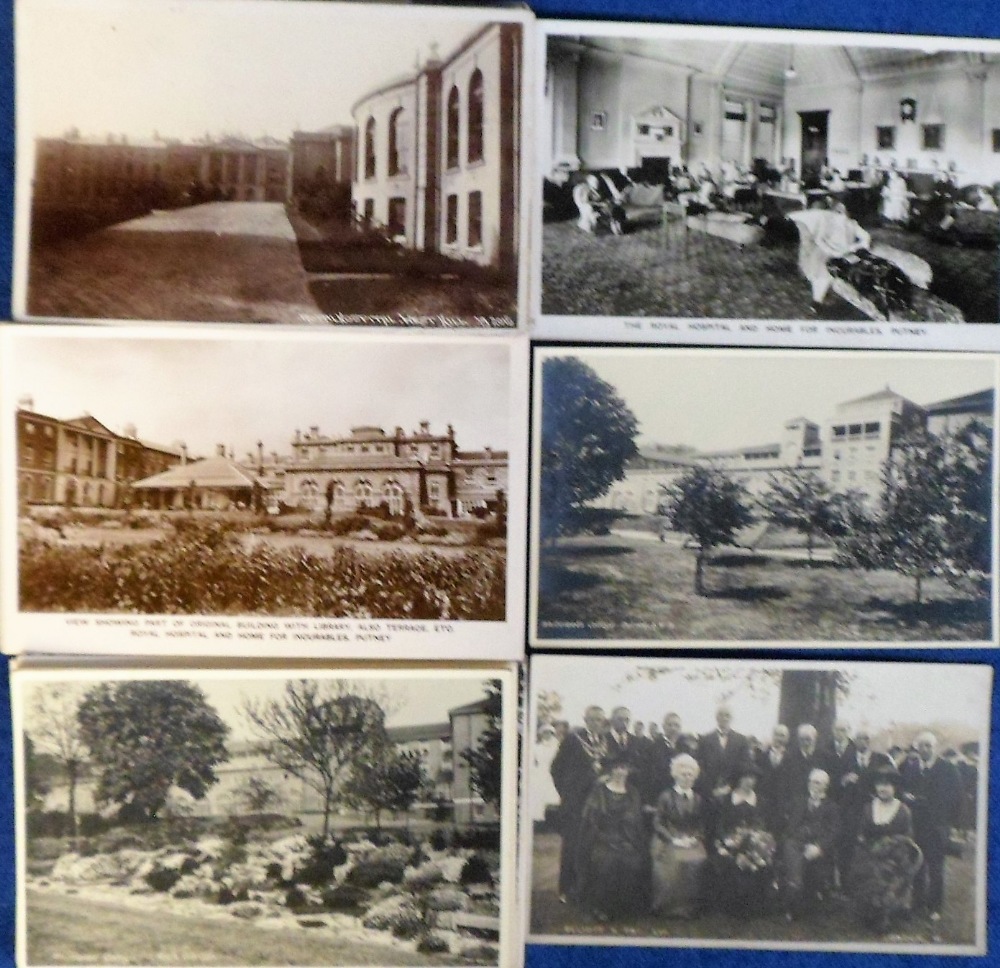 Postcards, Putney, a selection of approx 89 cards, the majority for the Royal Hospital and Home