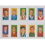 Trade cards, Barratt's, Famous Footballers, A10 Series (set, 50 cards) (mostly vg)