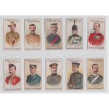 Cigarette cards, Salmon & Gluckstein, Hero's of the Transvaal War, (30/40) (mixed condition, fair/