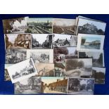 Postcards, Wiltshire, a good selection of 45+ cards, mostly street scenes and villages, with RP's