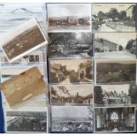 Postcards, Somerset, a collection of approx 70 cards, RP's and printed, various locations inc.