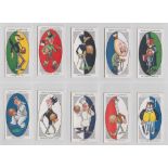 Cigarette cards, Ogden's, AFC Nicknames (set, 50 cards) (vg)