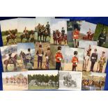 Postcards, a small selection of 28 Military cards inc. History & Traditions, (Cameronians & 5th