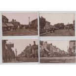 Postcards, Essex, Brentwood, a collection of 12 cards, 7 RP's inc. Fire at Wilson's Corner, King's