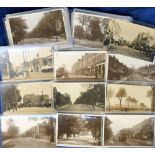 Postcards, London, a good selection of approx 40 RP cards of Acton inc. hospital, Old Oak Rd, Horn