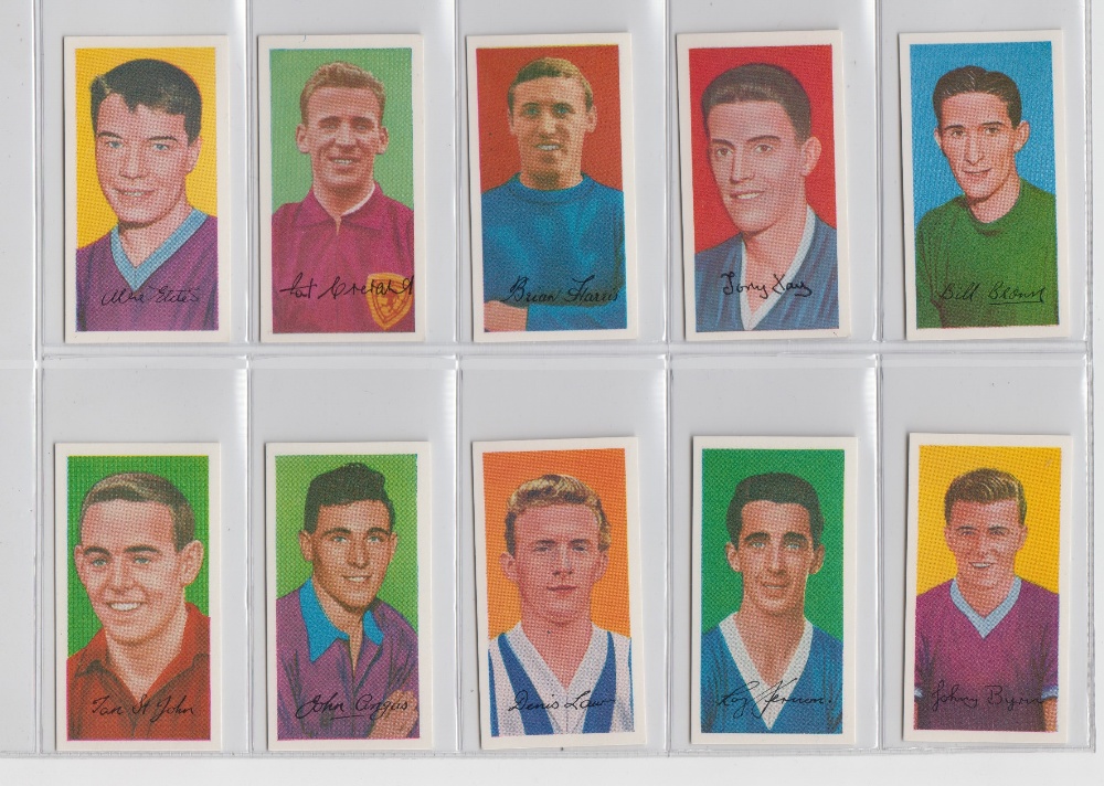 Trade cards, Barratt's, Famous Footballers, A12 Series (set, 50 cards) (vg)
