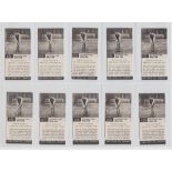 Cigarette cards, John Cotton Ltd, Golf Strokes C/D (set, 50 cards) (vg/ex)