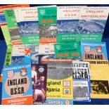 Football, selection of items, mostly programmes, 1960s onwards inc. England home matches, Cup