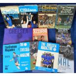 Football Books, Chelsea FC, collection of 10 books and booklets inc. 'Chelsea, A Backpass Through