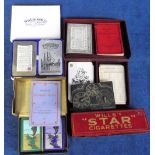 Tobacco Issues, Wills, a set of 'Star' cigarette dominoes in original tin of issue, a boxed patience