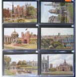 Postcards, a good collection, in modern album of approx 360 illustrated UK topo cards by A R