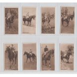 Cigarette cards, Horseracing, W.T. Davies & Sons, Aristocrats of the Turf (1-30) (set, 30 cards, one