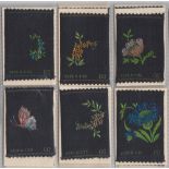 Tobacco silks, Turmac, Flower & Leaf Designs, Series Dess-A 1-25 (set, 25 silks) (vg)