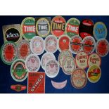 Beer labels, a mixed selection of 26 Irish labels of which 24 are different inc. Mountjoy Brewery