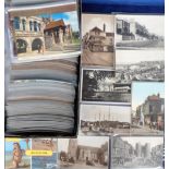 Postcards, Kent, a large collection of 450+ cards, vintage and modern with some good early RP's,