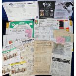 Cricket, a selection of scorecards (60+), 1940's onwards inc. several Test matches, noted England
