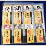 Glamour, Japan, a collection of 80 telephone cards, each featuring a Japanese glamour model,