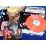 Vinyl Records, a collection of 50+ LP's and 12" singles, mostly 1970/80's inc The Beatles, David