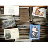 Ephemera, a further selection of mainly German ephemera inc. postcards, Town guides, bills, adverts,