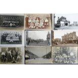 Postcards, London suburbs, a collection of 50 cards of Southfields with many RP's including