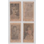 Cigarette cards, USA, Leidersdorf, Actresses, four cards, all 'Leidersdorf Red Clover' with watch