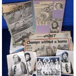 Speedway, Reading Racers, a scrapbook containing a good selection of laid down cuttings including