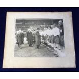 Football photograph, original b/w photo from the 1928 FAC Final Huddersfield v Blackburn showing