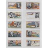 Cigarette cards, Smith's, Famous Explorers, (set, 50 cards) (gd)