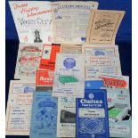 Football programmes (26), selection, mostly 1950's inc. Bolton v Wolves Charity Shield 1958,
