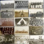 Postcards, a good mixed collection of approx 110 Military RP's, mostly WW1 inc. camps, groups,