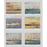 Cigarette cards, Wills, Famous Liners, 1st & 2nd Series, 'L' size (two complete sets, 30 cards in