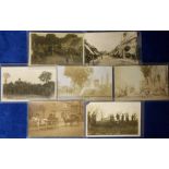 Postcards, Essex, a small selection of social history interest, Pitsea Post Office with 2 horse-