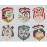 Trade cards, Baines Shields, superb collection of 38 cards, all Rugby related, many with player