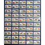 Cigarette cards, Ogden's, Prominent Racehorses of 1933 (set, 50 cards) (vg)