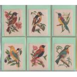 Tobacco silks, Morris, English & Foreign Birds, 'L' size (set, 25 silks) & English Flowers (20/25,