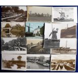 Postcards, a mixed UK topographical selection of approx 48 cards inc. Canals (22), Lighthouses (14),